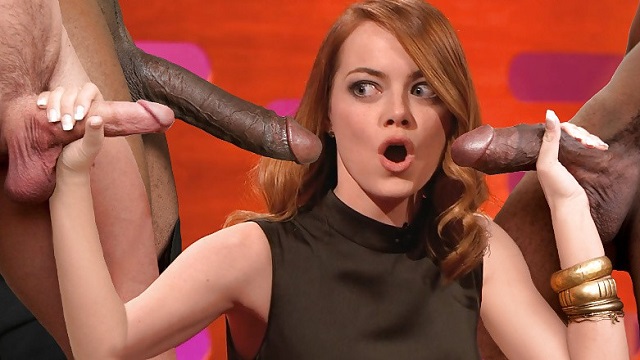 Nude Emma Stone fucks into the ass hole